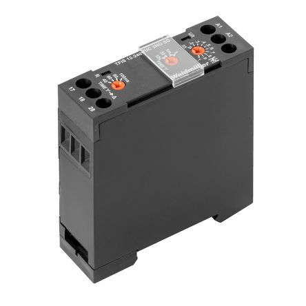 Weidmüller TFI Series Chassis Mount Timer Relay, 240V, 2-Contact, 9 → 180s, DPST [2697270000]; 287-4787