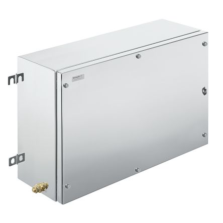 Weidmüller Klippon TB MH Series Grey 316 Stainless Steel Enclosure, IP66, IP67, Grey Lid, 550 x 350 x 200mm [2698040000]; 287-4790