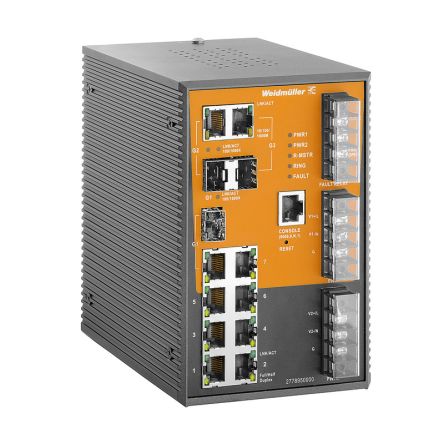 Weidmüller Managed 7 x RJ45 Port Network Switch [2778950000]; 287-4799
