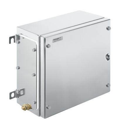 Weidmüller Klippon TB MH Series Grey 316 Stainless Steel Enclosure, IP66, IP67, Flanged, Grey Lid, 260 x 260 x 150mm [1194610000]; 287-5213