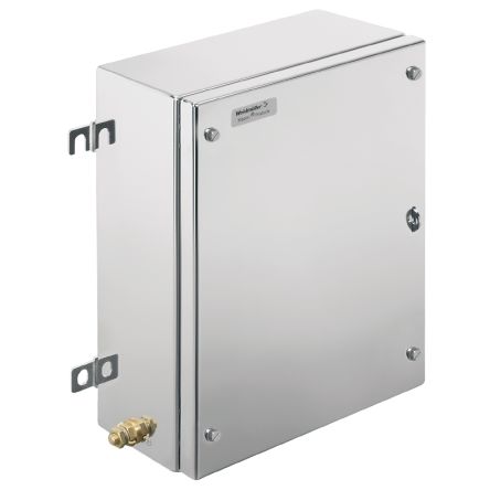 Weidmüller Klippon TB MH Series Grey 316 Stainless Steel Enclosure, IP66, IP67, Flanged, Grey Lid, 350 x 260 x 150mm [1194810000]; 287-5232