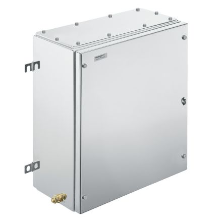 Weidmüller Klippon TB MH Series Grey 316 Stainless Steel Enclosure, IP66, IP67, Flanged, Grey Lid, 458 x 382 x 200mm [1195070000]; 287-5258
