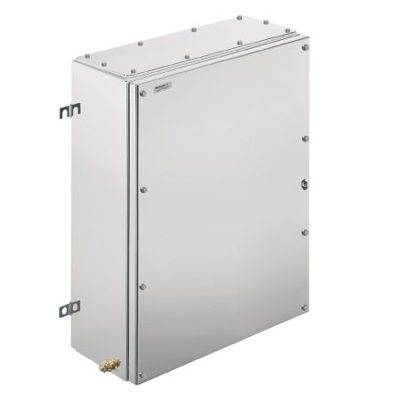 Weidmüller Klippon TB MH Series Grey 316 Stainless Steel Enclosure, IP66, IP67, Flanged, Grey Lid, 620 x 450 x 200mm [1195360000]; 287-5288