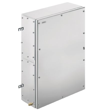 Weidmüller Klippon TB MH Series Grey 316 Stainless Steel Enclosure, IP66, IP67, Flanged, Grey Lid, 762 x 508 x 200mm [1195460000]; 287-5298