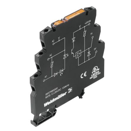 Weidmüller MOS Series Solid State Relay, 50 mA Load, Chassis Mount, 28.8 V ac/dc Load, 28 V ac/dc Control [8937990000]; 287-5346