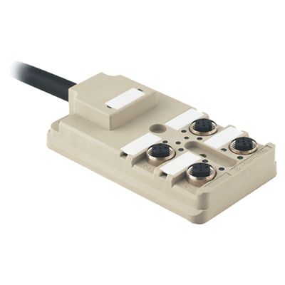 Weidmüller SAI Series Actuator Hub, M12, 10m cable, 4 way, 5 port [9456340000]; 287-5354