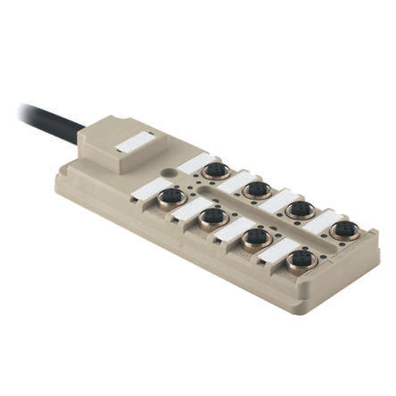 Weidmüller SAI Series Actuator Hub, M12, 10m cable, 8 way, 4 port [9456760000]; 287-5356