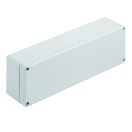 Weidmüller KLIPPON K Series Aluminium Enclosure, IP66, IP67, IP68, ATEX, IECEx, 80 mm x 250 mm x 55mm [9529180000]; 287-5383