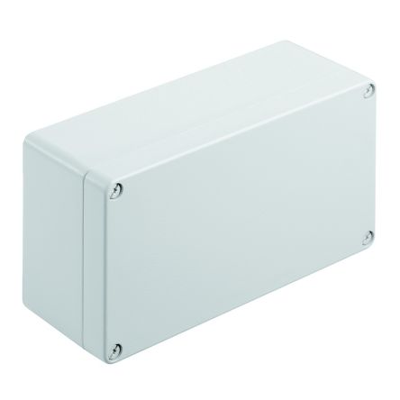 Weidmüller KLIPPON K Series Aluminium Enclosure, IP66, IP67, IP68, ATEX, IECEx, 120 mm x 220 mm x 81mm [9529220000]; 287-5386