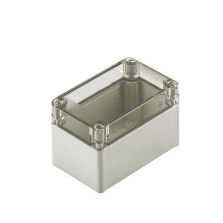 Weidmüller MPC Series Grey Polycarbonate Enclosure, IP66, IP67, IK08, Transparent Lid, 125 x 75 x 75mm [9535180000]; 287-5390