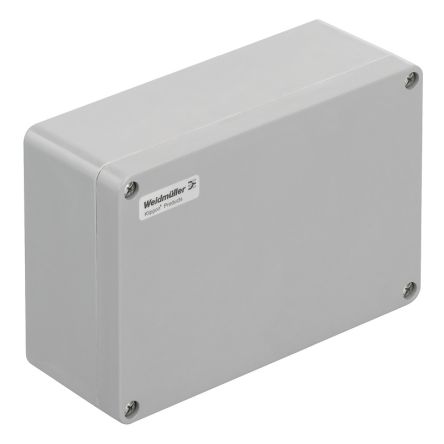 Weidmüller Klippon POK Series Grey Glass Fibre Reinforced Polyester Enclosure, IP66, Grey Lid, 260 x 160 x 90mm [1305900000]; 287-5456