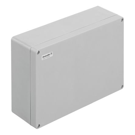 Weidmüller Klippon POK Series Grey Glass Fibre Reinforced Polyester Enclosure, IP66, Grey Lid, 400 x 250 x 120mm [1305940000]; 287-5458