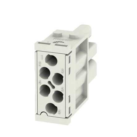 Weidmüller Heavy Duty Power Connector Insert, 16A, Female, ModuPlug Series, 6 Contacts [1429370000]; 287-5505