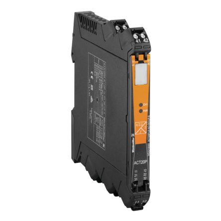 Weidmüller ACT20P Series Signal Converter, Universal Input, Transistor Output, 45V dc Supply [1453210000]; 287-5508