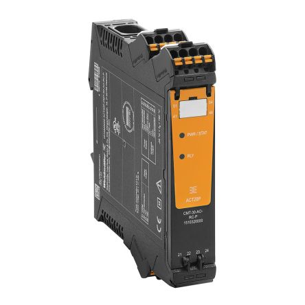 Weidmüller ACT20P Series Signal Transducer, Current Input, Analogue, Relay Output, 31.2V Supply, DNV GL [1510320000]; 287-5518