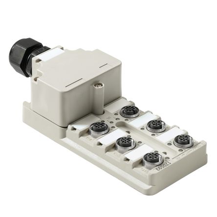 Weidmüller SAI Series Actuator Hub, M12, 6 way, 5 port [1701240000]; 287-5535
