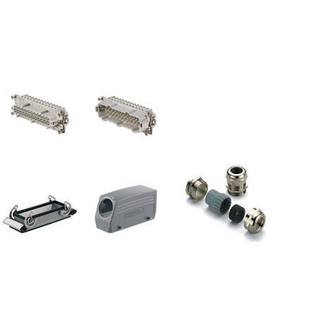 Weidmüller Heavy Duty Power Connector, 16A, Female, Male, HE Series, 24 Contacts [1712530000]; 287-5538