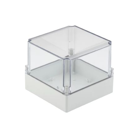 Weidmüller MPC Series Grey Polycarbonate Enclosure, IP66, IP67, IK08, Transparent Lid, 125 x 125 x 125mm [9535280000]; 287-5554