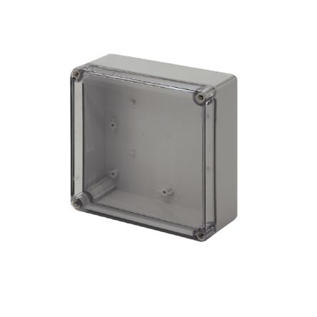 Weidmüller MPC Series Grey Polycarbonate Enclosure, IP66, IP67, IK08, Transparent Lid, 175 x 175 x 150mm [9535380000]; 287-5562