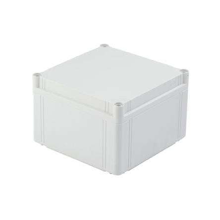 Weidmüller FPC Series Grey Polycarbonate Enclosure, IP66, IP67, IK08, Grey Lid, 200 x 200 x 132mm [9535690000]; 287-5572