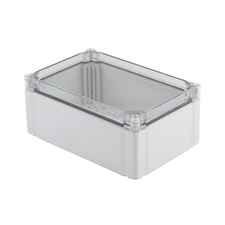 Weidmüller FPC Series Grey Polycarbonate Enclosure, IP66, IP67, IK08, Transparent Lid, 300 x 200 x 132mm [9535700000]; 287-5573