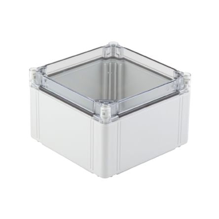 Weidmüller FPC Series Grey Polycarbonate Enclosure, IP66, IP67, IK08, Transparent Lid, 300 x 300 x 132mm [9535740000]; 287-5578