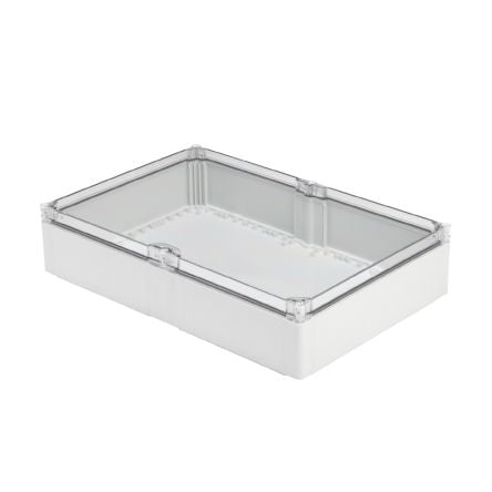 Weidmüller FPC Series Grey Polycarbonate Enclosure, IP66, IP67, IK08, Transparent Lid, 600 x 400 x 132mm [9535820000]; 287-5584