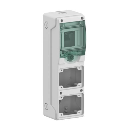 Schneider Electric Polymer White Rectangular Adaptable Enclosure Box, 98mm x 310mm x 99mm [13151M]; 287-5942