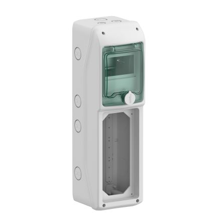 Schneider Electric Polymer White Rectangular Adaptable Enclosure Box, 138mm x 460mm x 160mm [13160M]; 287-5944