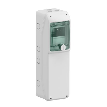 Schneider Electric Polymer White Rectangular Adaptable Enclosure Box, 138mm x 460mm x 160mm [13164M]; 287-5945