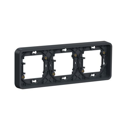 Schneider Electric Grey 3 Gang Plug Socket, Indoor, Outdoor Use [MUR34109]; 287-6003