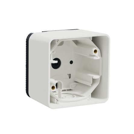 Schneider Electric White 1 Gang Plug Socket, Indoor, Outdoor Use [MUR39911]; 287-6005
