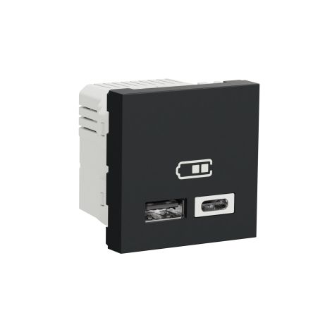 Schneider Electric Anthracite, 2 Gang, New Unica [NU301854]; 287-6012