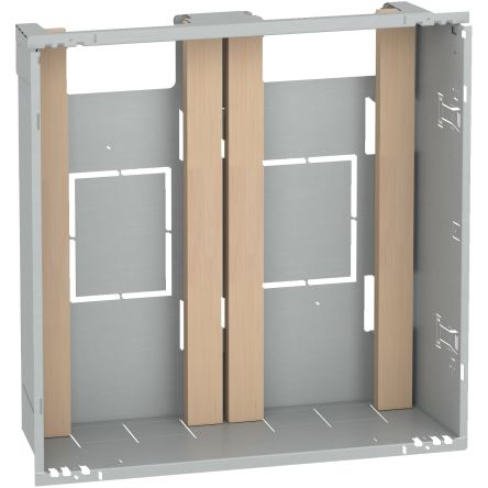 Schneider Electric Sheet Metal White Square Adaptable Enclosure Box, 530mm x 530mm x 160mm [R9H13291]; 287-6060