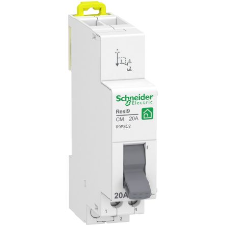 Schneider Electric Resi9 Resi9 XP CM MCB, 1P, 20A, 250V AC [R9PSC2]; 287-6097