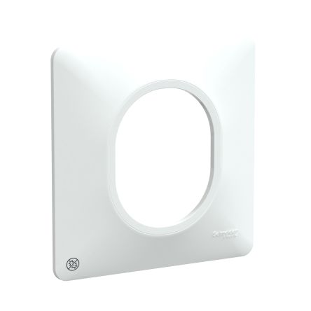 Schneider Electric White, 1 Gang, Ovalis C Series [S300702]; 287-6099