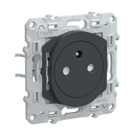 Schneider Electric Anthracite, 1 Gang, Ovalis C Series [S340052C]; 287-6112