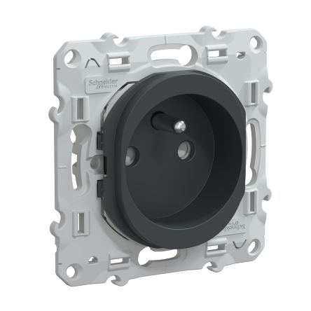 Schneider Electric Anthracite, 1 Gang, Ovalis C Series [S340059]; 287-6113