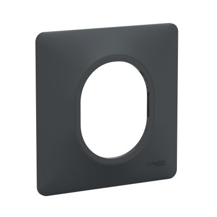 Schneider Electric Anthracite, 1 Gang, Ovalis C Series [S340702]; 287-6119