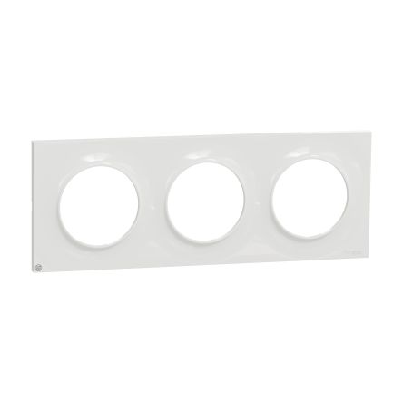 Schneider Electric White, 3 Gang, Odace [S500706]; 287-6128