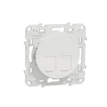 Schneider Electric White, 1 Gang, Odace [S520485]; 287-6144