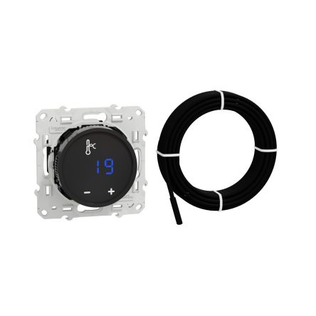 Schneider Electric Black, 1 Gang, Odace [S520509]; 287-6154