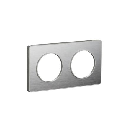 Schneider Electric Grey, 2 Gang, Odace [S520804J]; 287-6163