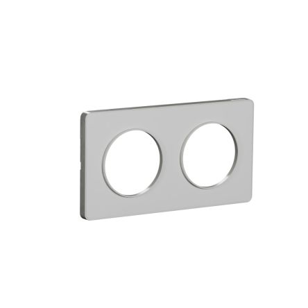 Schneider Electric White, 2 Gang, Odace [S520804R]; 287-6166