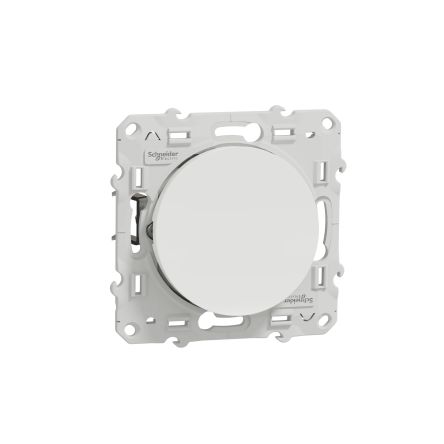 Schneider Electric White Rocker Switch, 2 Way, 1 Gang, Odace [S525204]; 287-6176