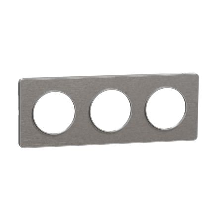 Schneider Electric Grey, 3 Gang, Odace [S530806J]; 287-6205