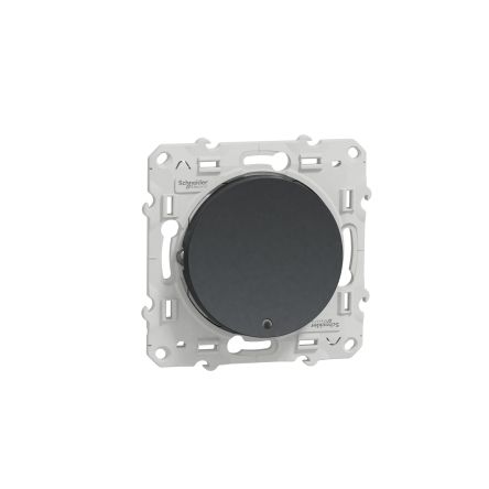 Schneider Electric Anthracite Rocker Switch, 2 Way, 1 Gang, Odace [S540263]; 287-6210