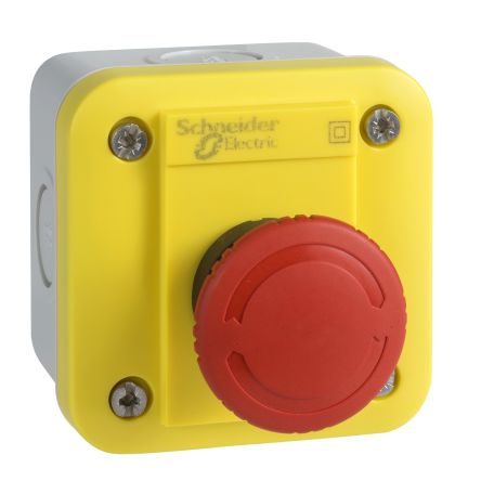 Schneider Electric Harmony XALE Series, Latching, Emergency Stop Push Button Head 22mm Diameter [XALEK1701]; 287-6242