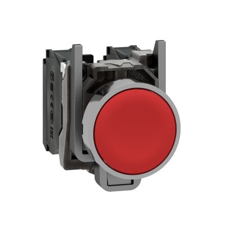 Schneider Electric Harmony XB4 Series, Spring Return, Emergency Stop Push Button Head 22.5mm Diameter [XB4BA45]; 287-6245