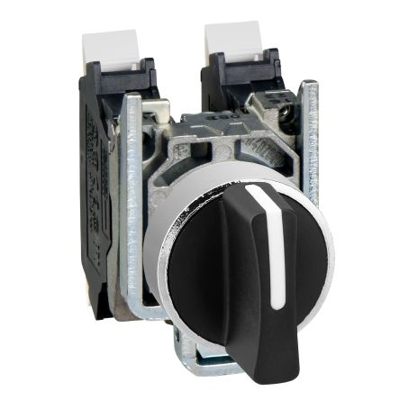 Schneider Electric Selector Switch - 22.5mm Cutout Diameter 2 Positions [XB4BD215]; 287-6246